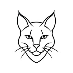 silhouette-lynx-head-with-sharp-ears