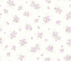 Unique Hand Painted Scroll and Floral Design Sketches