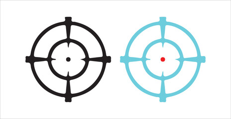 shooting target with bullet