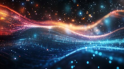 Abstract technology background, 3d illustration