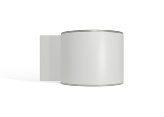 Vintage Style Coffee Tin Can Mockup