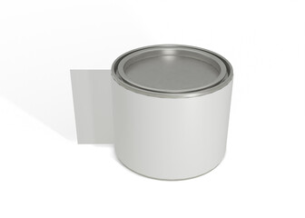 Coffee Powder Tin for Mockups
