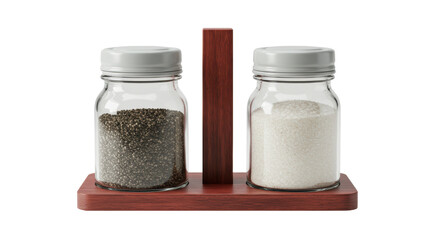 Isolated Salt and Pepper Shakers