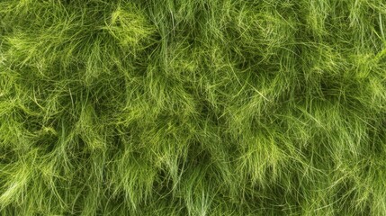 Fototapeta premium Detailed view of lush green grass texture for natural background