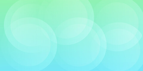 minimalist banner background.colorful.green and blue gradation.circle effect.abstract background.memphis. presentation