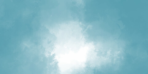 Abstract background of colorful liquid liner. Blue sky with beautiful natural white clouds. Serene blue sky with solitary white cloud, a captivating display of nature's beauty. 