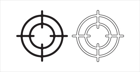 shooting target vector