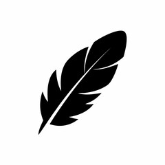 creative and simple minimal details Outline silhouette Simple vector icon leaf illustration 