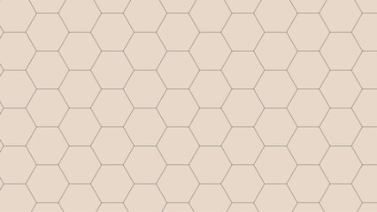 Fototapeta premium Seamless pattern with honeycomb hexagon geometric texture background. creative decorative element fabric. hexagon light creative digital concept vector surface grid .