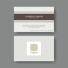 Elegant and professional business card template design