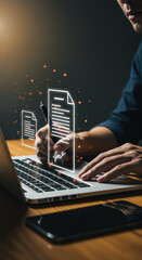  Digital Signature: Secure Online Contracts, E-Signature Technology, Business Document Approval & Digital Transaction.