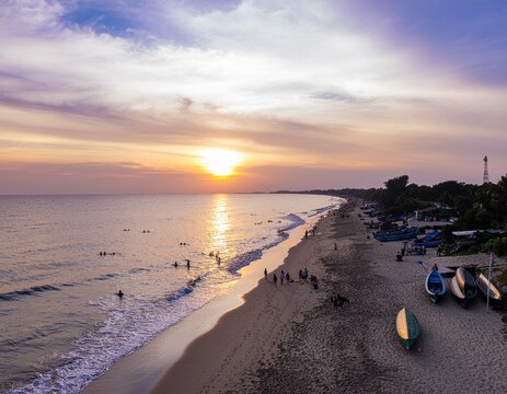 "Sunset View at Digha Beach"

