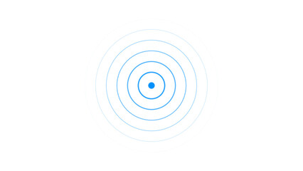 cyan color Technology Radio waves screen illustration . Communications Tower Icon illustration .Technology Radio wave signal icon on a black background.	