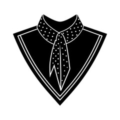 Classic Handkerchief silhouette vector