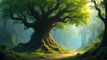 tree in the forest