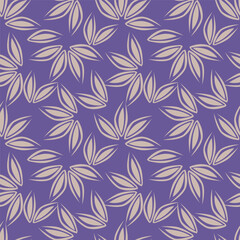 Christmas seamless pattern with berry and pine branch, winter design, hand drawn elements