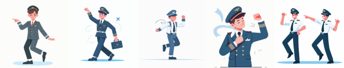 pilot character vector is dancing