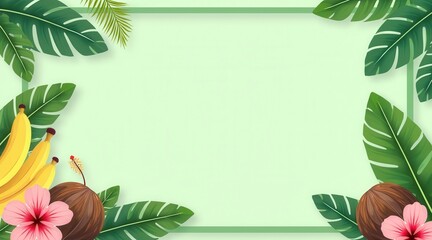Tropical Summer Frame