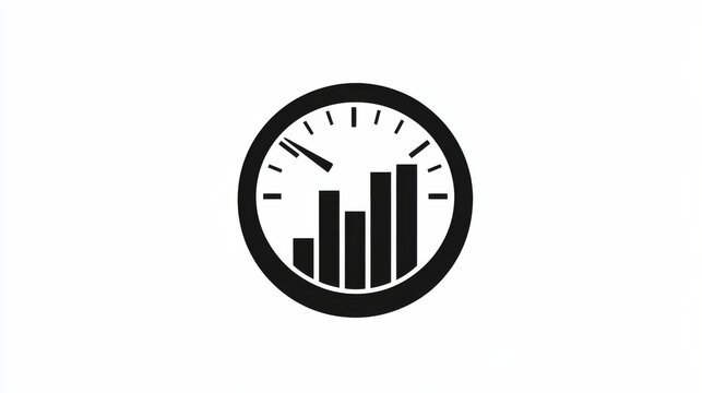 bold line speed gauge with bar graph