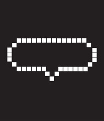 Vector set of pixel art music icons with notes, instruments and audio symbols. 8-bit retro pixel vector art	