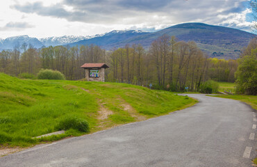 Umbrias town exit, Avila, Castile and Leon, Spain