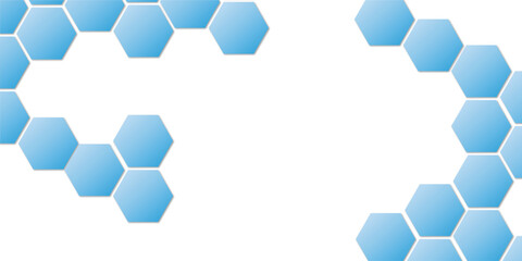 Abstract technology white geometric hexagon on transparent concept design honeycomb shape vector. 