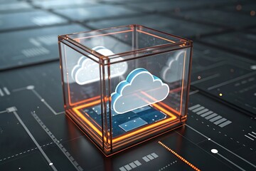 Secure Cloud Computing Data Storage in Glass Cube