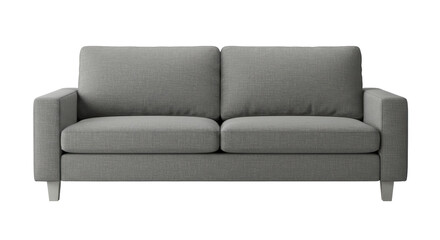 Isolated Gray Sofa