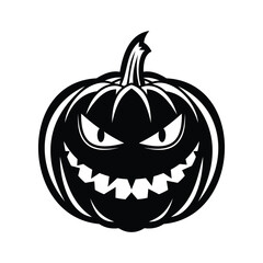 Halloween pumpkin vector head