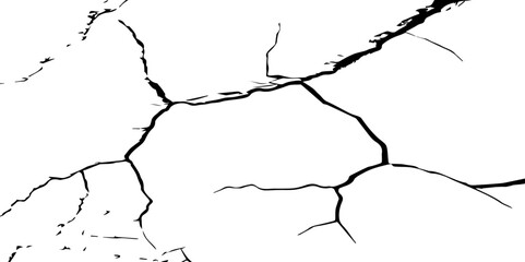 Dry cracked soil texture background. White background vector.The white background features irregular patterns resembling parched earth. Cracked white background with a dry, textured style. 