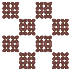 Chocolate Texture Pattern in Brown Color Sweet Chocolate Abstract Seamless Background