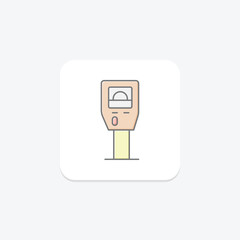 Parking Ticket Vending, vector, pixel perfect, illustrator file