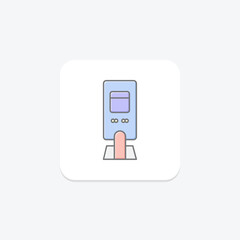 Metro Ticket Vending, vector, pixel perfect, illustrator file