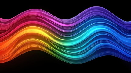 Colorful abstract wave background design