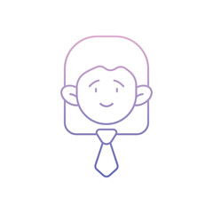Businesswoman Vector icon