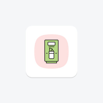 Soda Machine, vector, pixel perfect, illustrator file