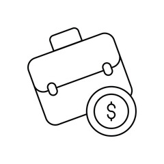 Briefcase Vector icon