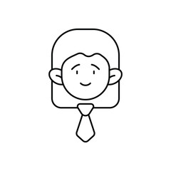 Businesswoman Vector icon