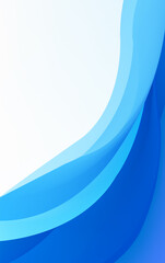 White and blue wave lines background. Wallpaper design