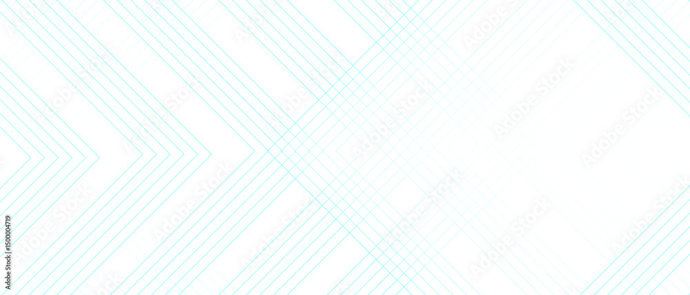 Poster Abstract seamless geometric background with a minimalist style. Multiple parallel thin blue lines. Pattern with soft, airy, and barely-there aesthetic. Modern clean use for tech business backdrop.