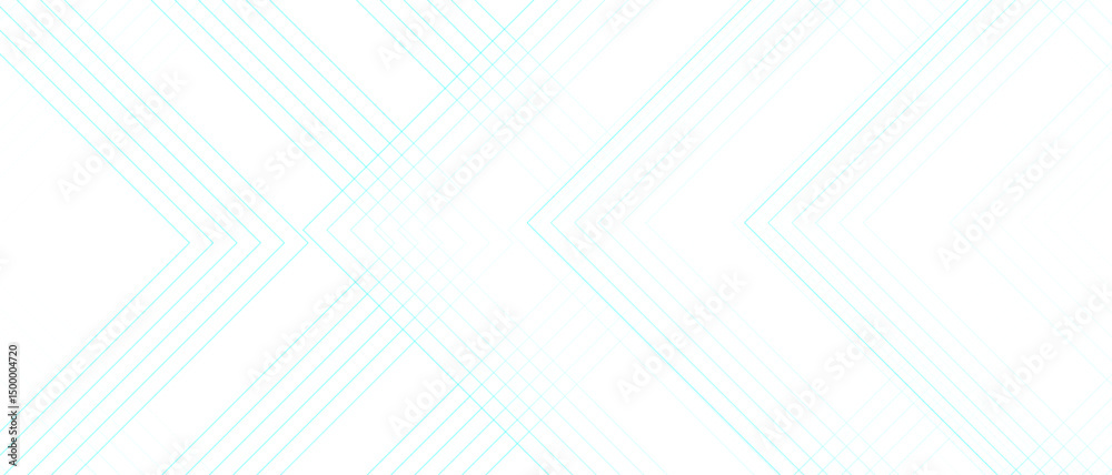 Fototapete Abstract seamless geometric background with a minimalist style. Multiple parallel thin blue lines. Pattern with soft, airy, and barely-there aesthetic. Modern clean use for tech business backdrop.