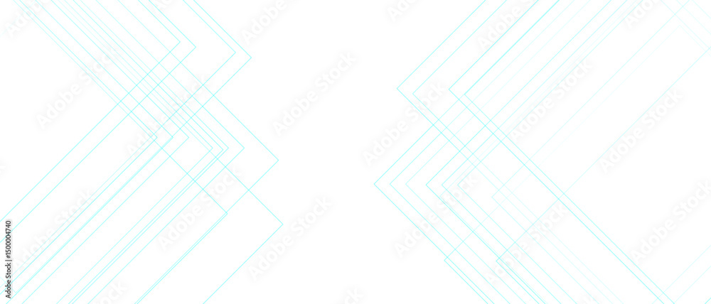 Leinwandbilder Abstract seamless geometric background with a minimalist style. Multiple parallel thin blue lines. Pattern with soft, airy, and barely-there aesthetic. Modern clean use for tech business backdrop.