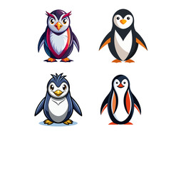 set of penguins