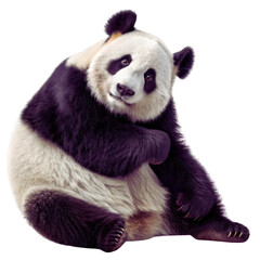 Naklejka premium Cute Panda- PNG