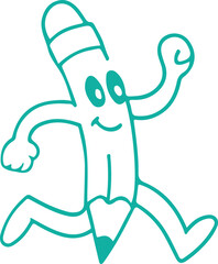 Vector logo design template and graphic elements for advertising, branding, posters and banners, funny cartoon illustrations with smiling character and mascot, abstracts stickers and line icons.