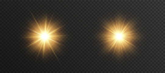 Obraz premium Warm light transitions create atmosphere and depth.Realistic PNG enhances brightness with elegant shimmer. Soft sun beam effect perfect for nature scenes. Glare blend adds highlight to headers or bac