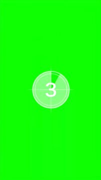 Count Down Green Screen Video