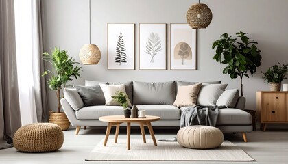 Modern living room interior design. (6)