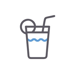 vector illustration of a drink