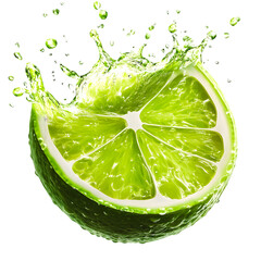 Lime Splash Fresh Lime Wedge with Juice Explosion
